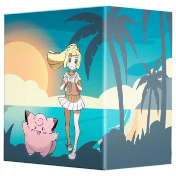 Lillie ir Clefairy Flex 100+ kortų laikymo dėžutė Pokémon Ultra Pro